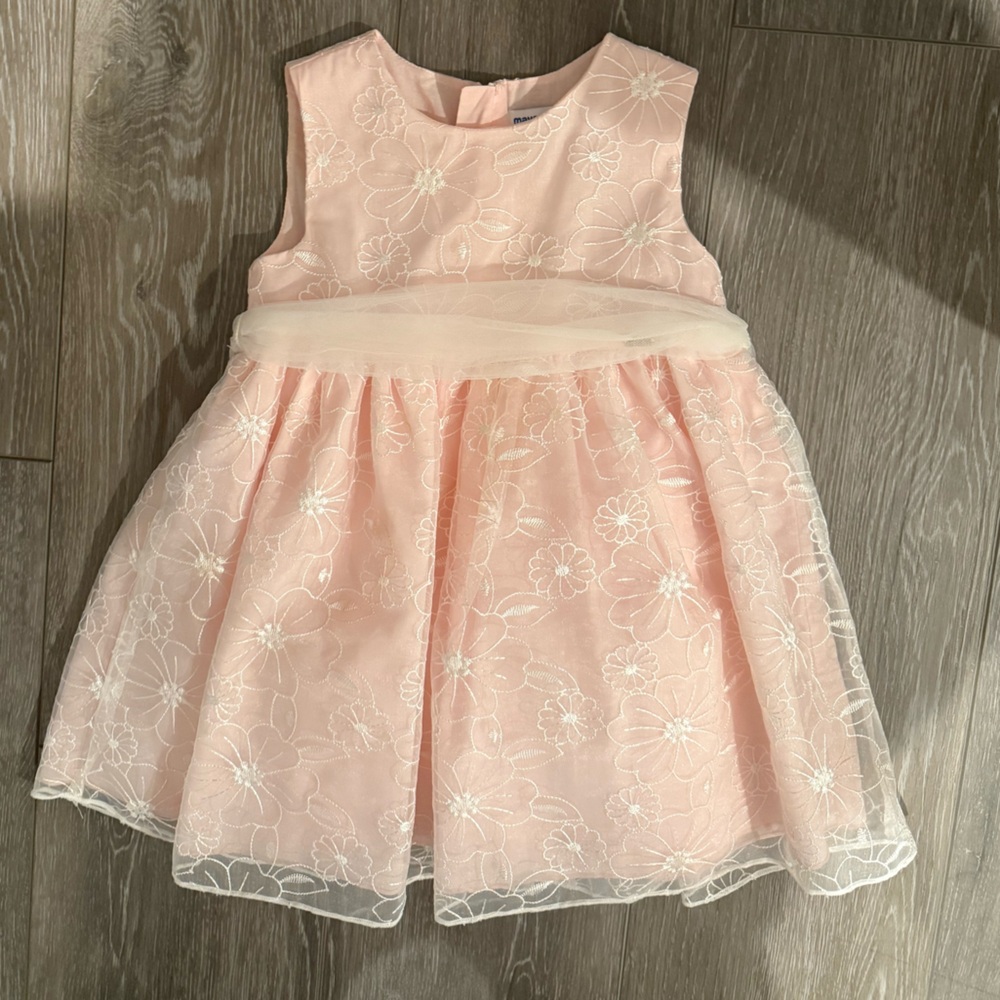 Mayoral Pink Floral Dress